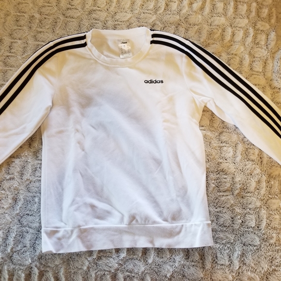 White and black Adidas sweater - Picture 1 of 3
